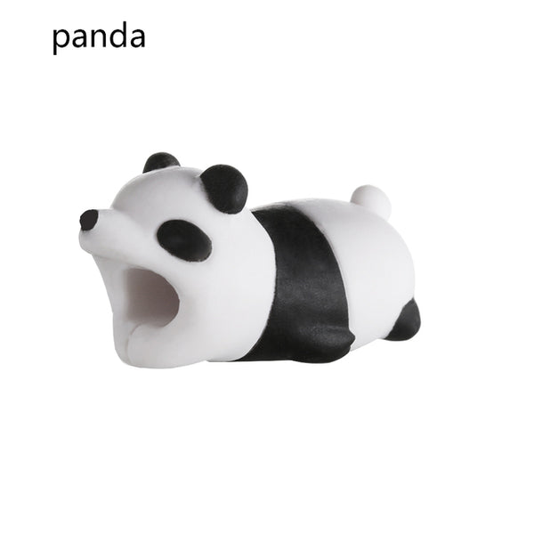Cable Protector for iPhone Cable Charger USB Cable Winder Holder Accessory Organizer Cute Animal Doll Model Funny - Shopsteria
