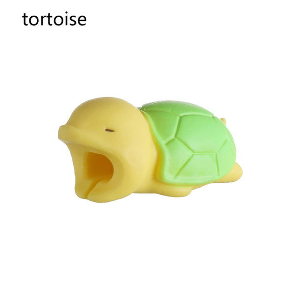 Cable Protector for iPhone Cable Charger USB Cable Winder Holder Accessory Organizer Cute Animal Doll Model Funny - Shopsteria