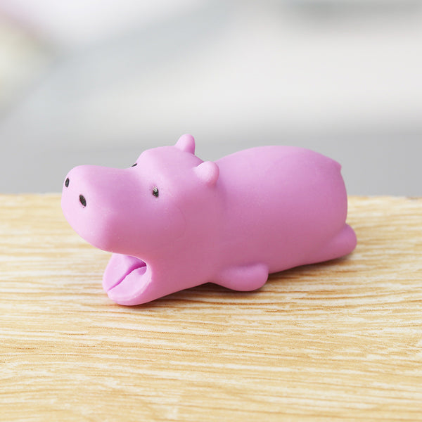 Cable Protector for iPhone Cable Charger USB Cable Winder Holder Accessory Organizer Cute Animal Doll Model Funny - Shopsteria