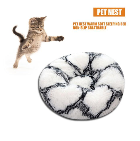 Pet Nest Warm Soft Plush Sleeping Bed Pad Kennel Breathable Dog Cat House Pet Bed Dog house Animals Supplies - Shopsteria