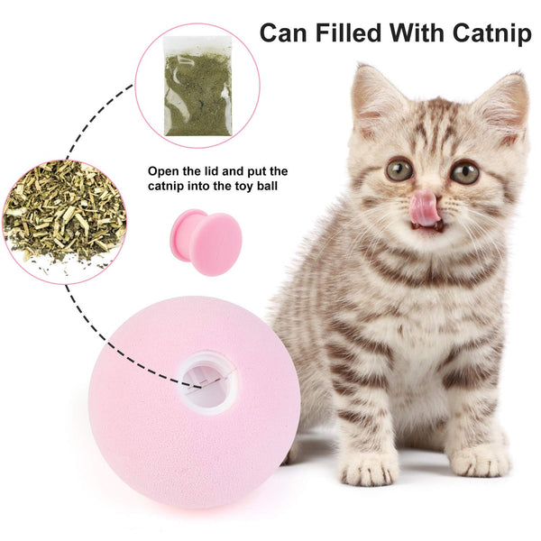 Smart Interactive Cat Toy Ball For Playing & Training - Shopsteria