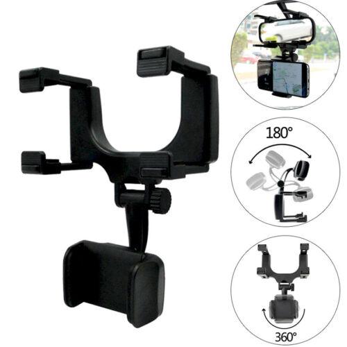 360° Car Rearview Mirror Mount Stand Holder Cradle For Cell Phone GPS Car Rear View Mirror Holder - Shopsteria