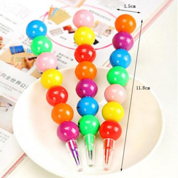 1pcs 7 Color Crayons Art Supplies For Kids Pastel Pen Drawing Set Stationery Smiley Face Crayons Pencil School Supplies - Shopsteria