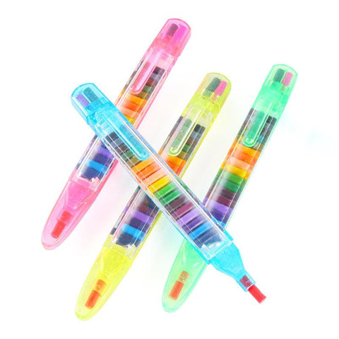 20 Colors/pcs Cute Crayons Oil Pastel Creative Colored Graffiti Pen For Kids Painting Drawing Supplies Student Stationery Crayons| - Shopsteria