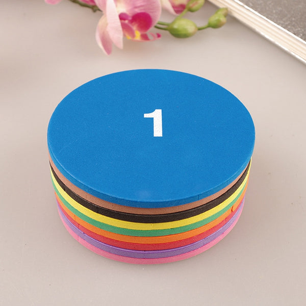 51Pcs EVA Round Shaped Fractions Instrument Montessori Math Educational Toys Math Teaching Gifts Student Learning Tool - Shopsteria