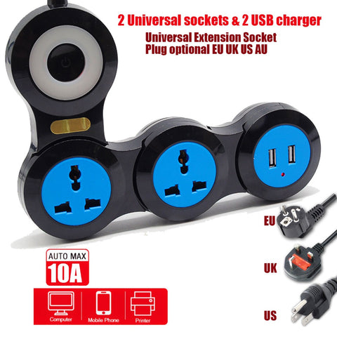 Universal Flexible Power Socket - 345 Positions + USB - Shopsteria