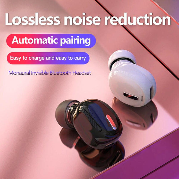 Mini In-Ear 5.0 Bluetooth Earphone HiFi Wireless Headset With Mic Sports Earbuds Handsfree Stereo Sound Earphones for all phones - Shopsteria007