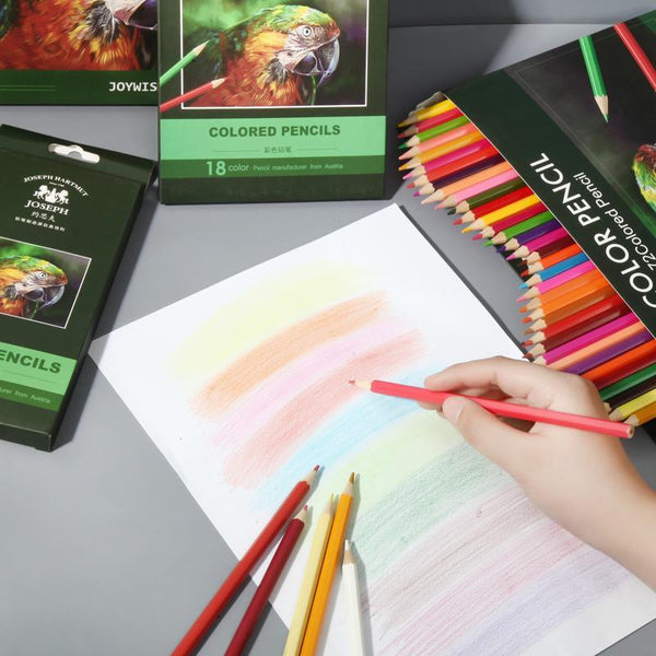 36/48/72 Colors Professional Watercolor Colored Pencil Set Oil Colors Pencil Set For Draw Coloring School Art Supplies - Shopsteria