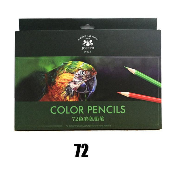 36/48/72 Colors Professional Watercolor Colored Pencil Set Oil Colors Pencil Set For Draw Coloring School Art Supplies - Shopsteria