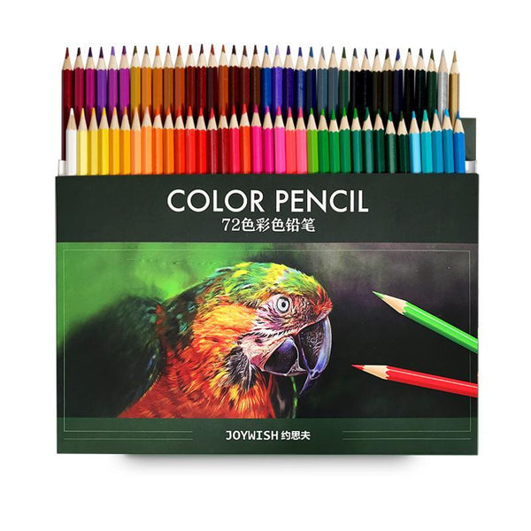 36/48/72 Colors Professional Watercolor Colored Pencil Set Oil Colors Pencil Set For Draw Coloring School Art Supplies - Shopsteria