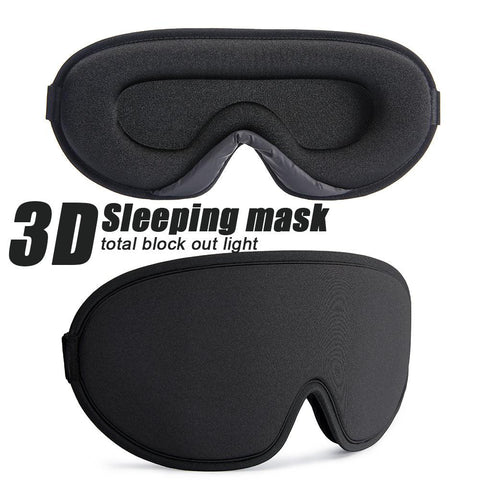 3D Sleep Mask Large Room for Eyeslash Blindfold Eyeshade - Shopsteria