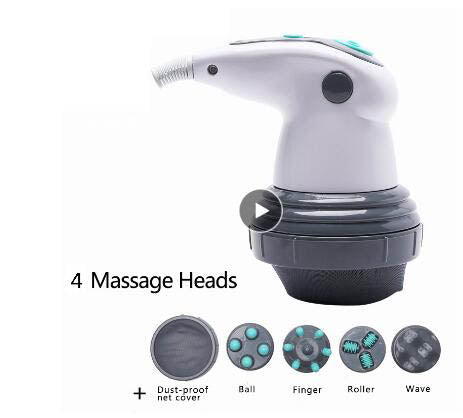 New Design Noiseless Vibration Full Body Massager Slimming Kneading Roller - Shopsteria