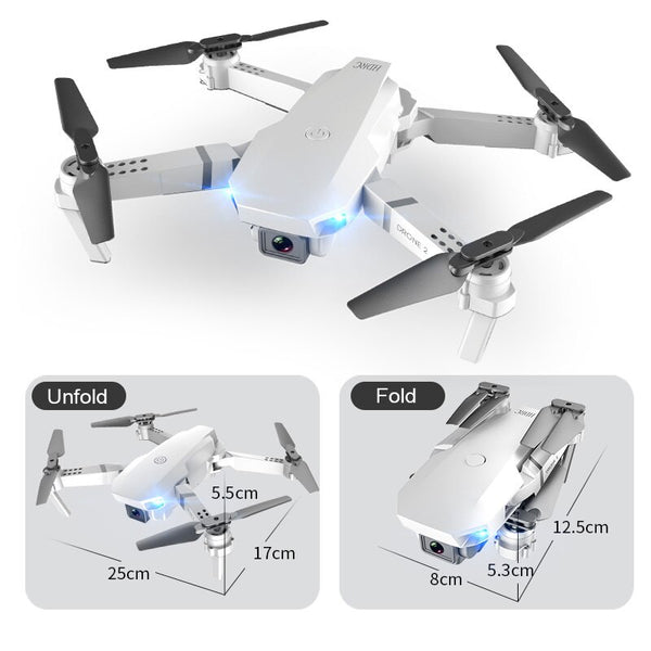 RC Cool Drone Photograph UAV Profesional Quadrocopter with 4K Camera Fixed-Height Folding Unmanned Aerial Vehicle Quadcopter - Shopsteria