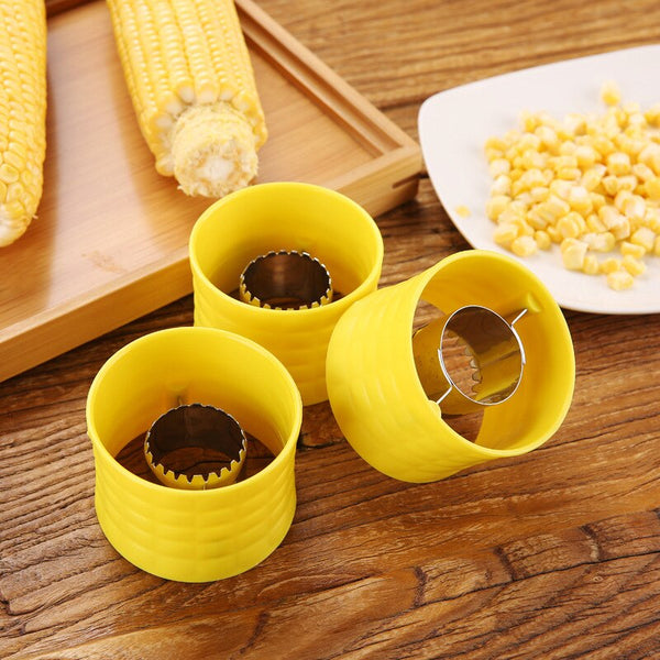 Kitchen Planing Corn Seperater Stainless Steel Threshing Device Stripper SmallTools Peeling Sweet Corn Thresher One Step Machine - Shopsteria