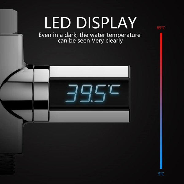 Led Baby Shower Thermometer Shower Water Display Temperture Monitor Flow Home LED - Shopsteria007