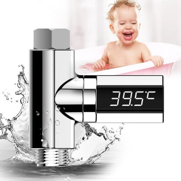 Led Baby Shower Thermometer Shower Water Display Temperture Monitor Flow Home LED - Shopsteria007