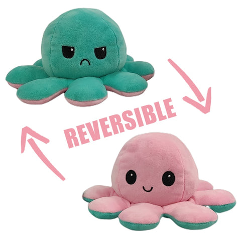 Octopus Mode Plush Reversible Flip Octopus