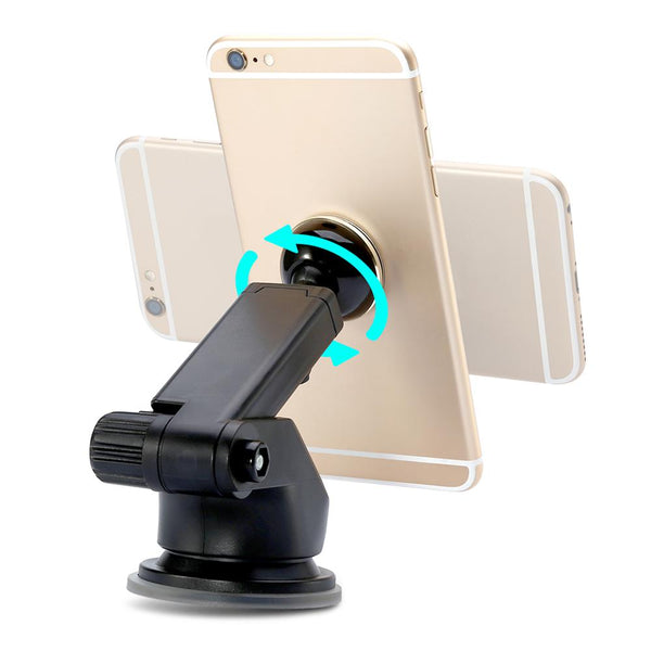 Solid Series BASEUS Telescopic Magnetic Car Phone Holder Mount Mobile Phone Stand 360 Rotation - Shopsteria
