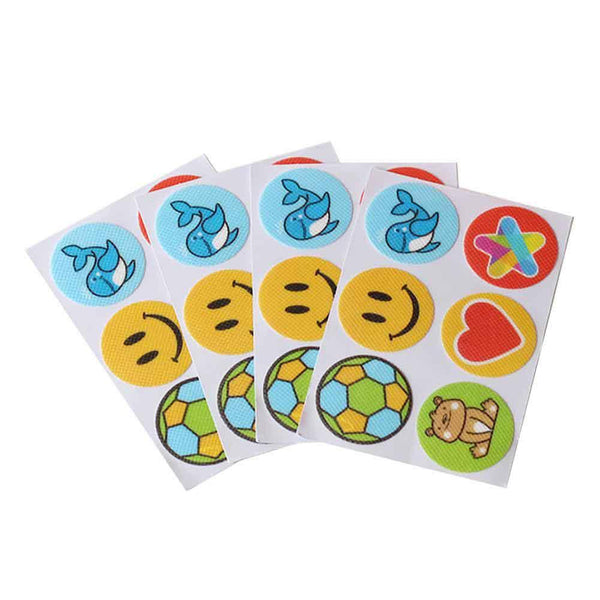 120 Pcs Mosquito Repellent Patches Stickers Football Shape Cartoon Pattern Safe Long-lasting Anti-mosquito Paste Sticker - Shopsteria
