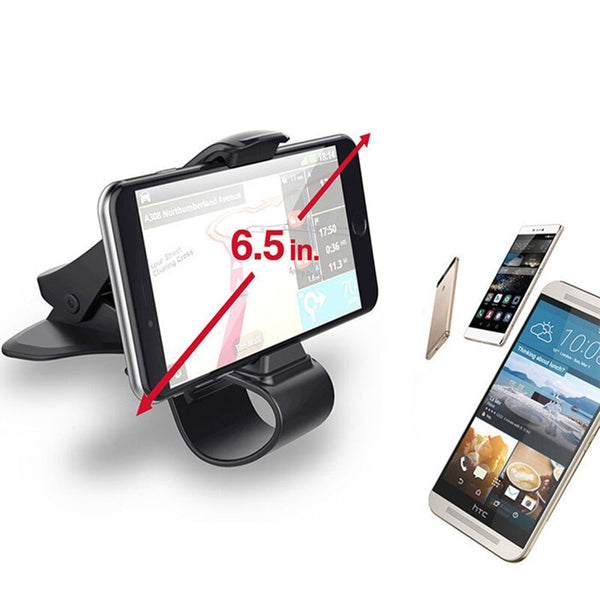 Universal Car Phone Holder GPS Navigation Dashboard Phone Holder For Mobile Phone Clip Fold Holder Mount Stand Bracket - Shopsteria