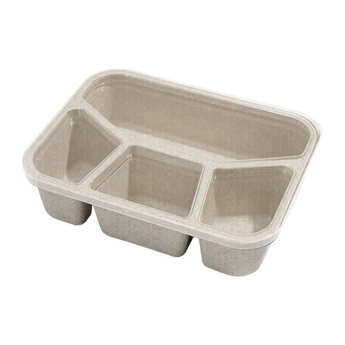 Bento Boxes Bento Lunch Box With Sealing Rings 4 Compartment Meal Prep - Shopsteria