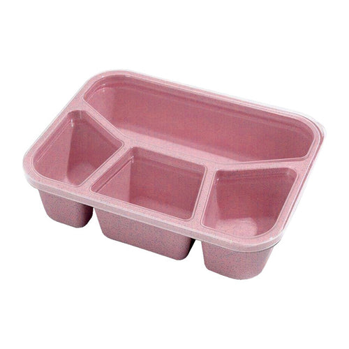 Bento Boxes Bento Lunch Box With Sealing Rings 4 Compartment Meal Prep - Shopsteria