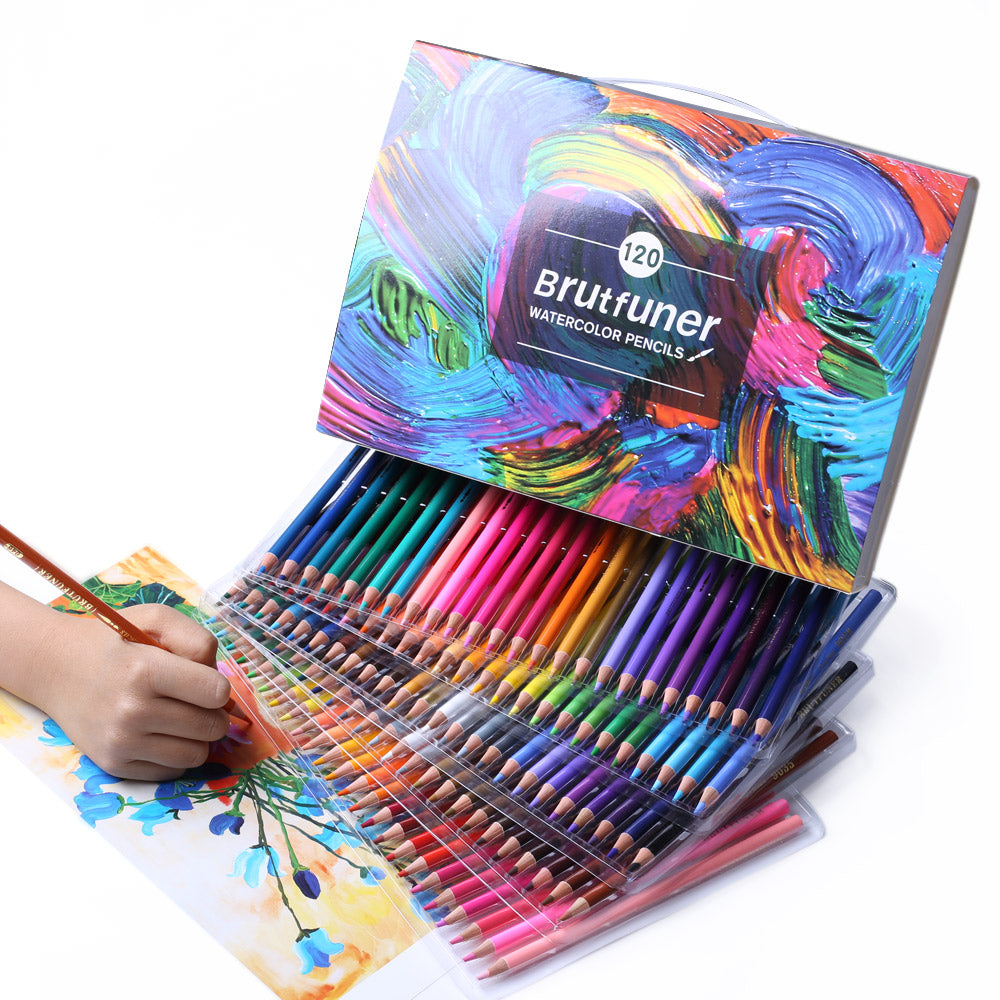 Brutfuner Macaron 50 Color Professional Colored Pencils Wood Watercolor Drawing Pen Set For School Art Supplies Birthday Gift - Shopsteria