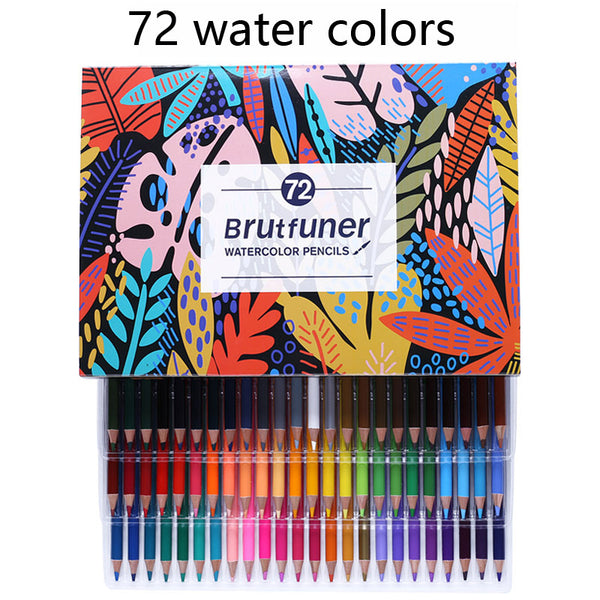 Brutfuner Macaron 50 Color Professional Colored Pencils Wood Watercolor Drawing Pen Set For School Art Supplies Birthday Gift - Shopsteria