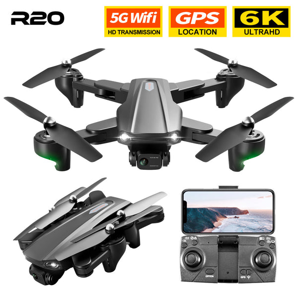 Drone GPS HD Aerial Photography 4K Dual-Camera Optical Flow Positioning Quadcopter - Shopsteria