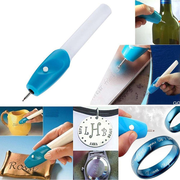 Mini Electric Jewellery Metal Plastic Wood Glass Engraving Pen Carving Machine Graver Tool Educational Equipment - Shopsteria007