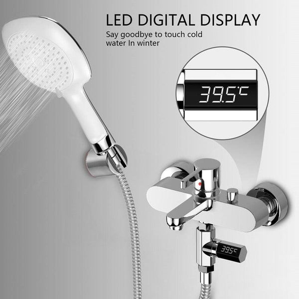 Led Baby Shower Thermometer Shower Water Display Temperture Monitor Flow Home LED - Shopsteria007