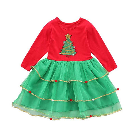 Baby Girl Clothes Dress For Autumn or Christmas - Shopsteria