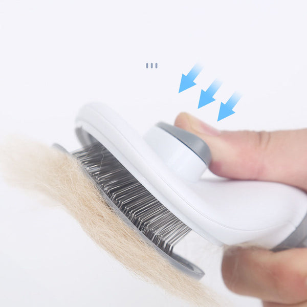 One-Click Hair Removal Pet Comb Cat Comb Automatic Hair Removal Dog Comb Pet Supplies - Shopsteria