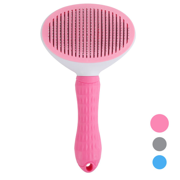 One-Click Hair Removal Pet Comb Cat Comb Automatic Hair Removal Dog Comb Pet Supplies - Shopsteria