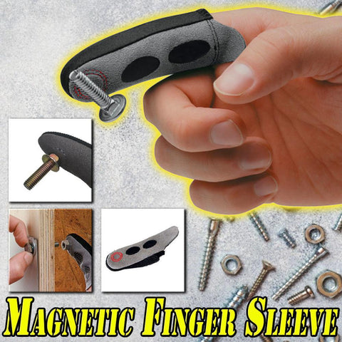 Practical Fingertip Magnet  Magnetic Fingertip Sleeve Tool Helper - Shopsteria