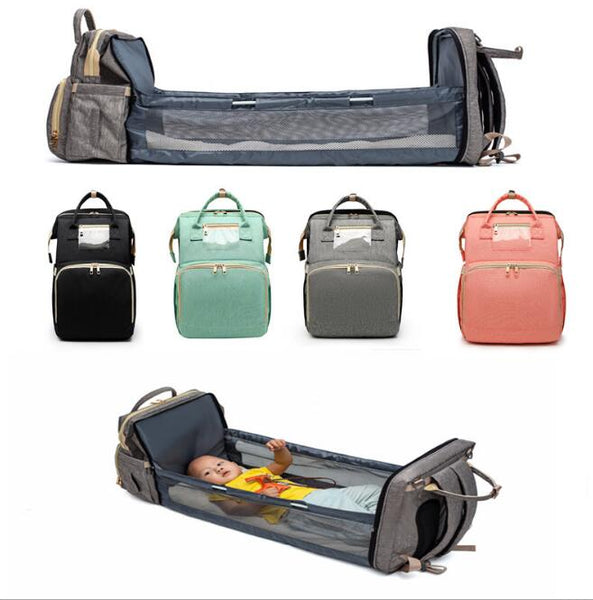 Multifunctional Baby Folding Bed Portable Crib Bag - Shopsteria