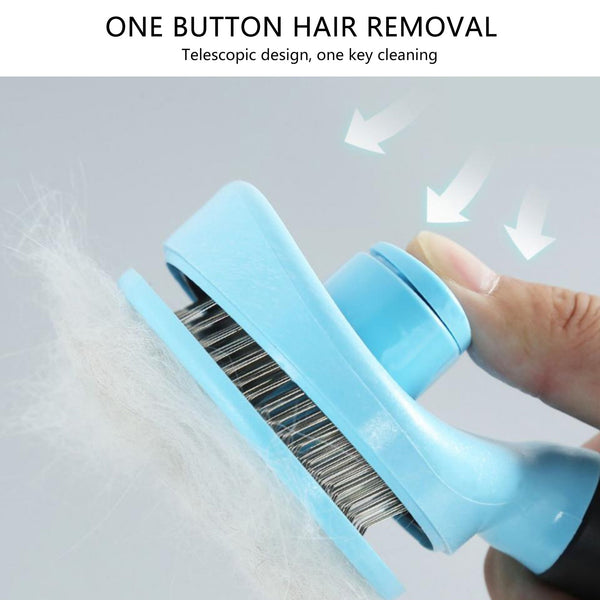 Cat Hair Removal Comb Stainless Pet Grooming Brush