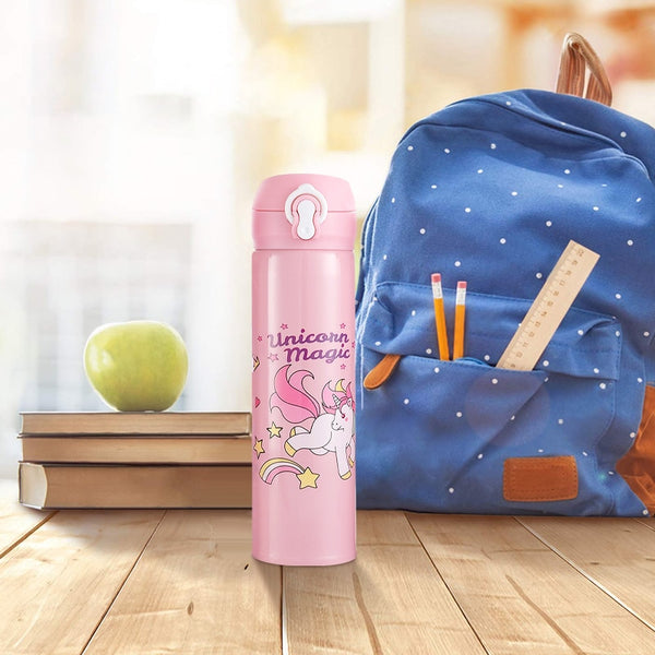 500/350ML Children's Thermos Bottle Unicorn Water Bottle For Children Stainless Steel Drinkware School Water Bottle For Girls - Shopsteria