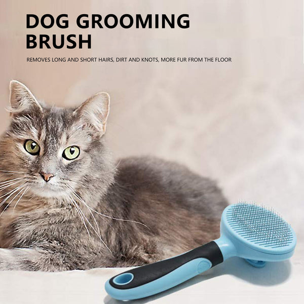 Cat Hair Removal Comb Stainless Pet Grooming Brush