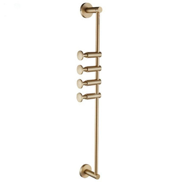 Gold/Black Brass Tower Hanger Dress Hook Coat Hanger Wall Hooks For Bag Cap Home Office Rack Rock Bedroom Cloth Holder - Shopsteria007