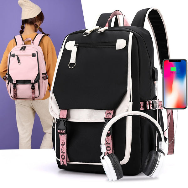 Large Teenage School Bags - Backpack - Shopsteria