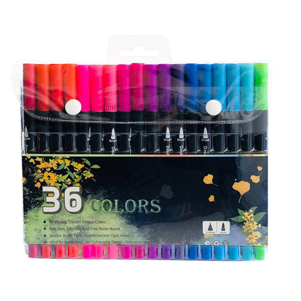 Manga Art Markers Pen Brush Watercolor Dual Tip - Shopsteria