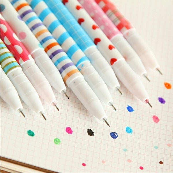 Stationery Watercolor Pen Gel Pens Color Set 10 Pcs - Shopsteria