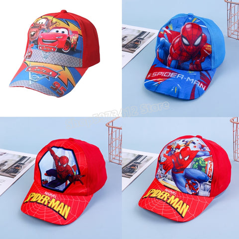 Disney Children's Baseball Cap Snow White Sofia Princess Sunshade Beanie Boys Girls Baby Accessories Kids Hat Mickey Minnie Gift - Shopsteria