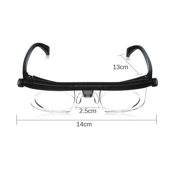 ADJUSTABLE READING GLASSES