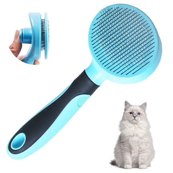 Cat Hair Removal Comb Stainless Pet Grooming Brush