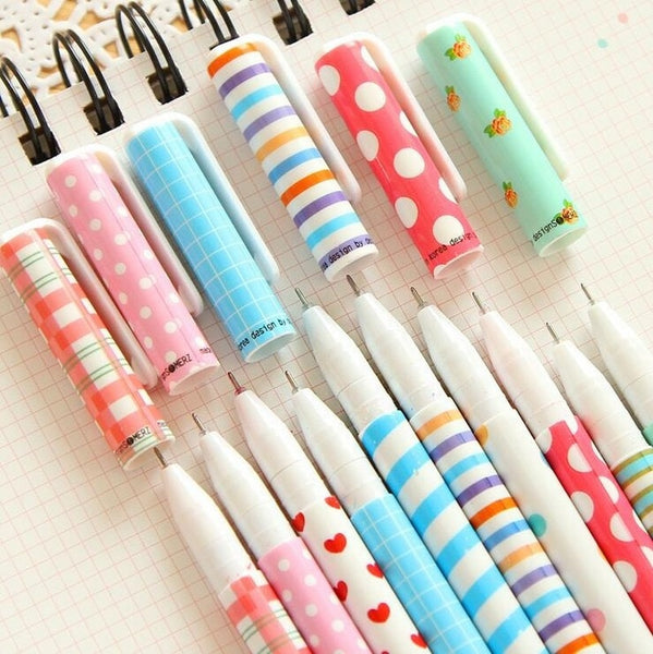 Stationery Watercolor Pen Gel Pens Color Set 10 Pcs - Shopsteria