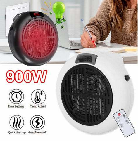 Mini Portable Electric Heater Desktop Warm Air Fan Home or Office - Shopsteria