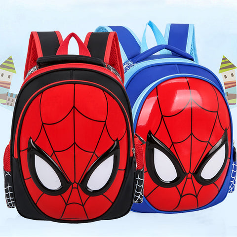 Marvel Spiderman Backpacks Super Heroes New School Bag 3D Print - Shopsteria