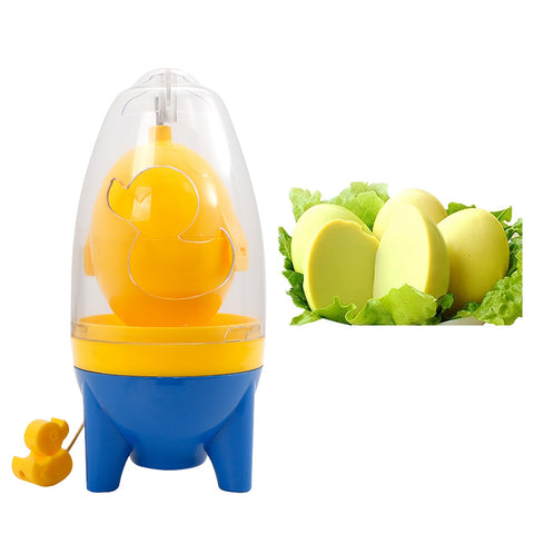 Egg Scrambler In Shell Portable Golden Egg Maker Shaker Cooking Tool Egg Spinner For Hard Boiled Eggs White And Yolk Mixer - Shopsteria